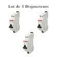 ABB - Lot de 3 disjoncteurs automatiques Ph+N raccordement Rapide 10A-4,5Ka-ABB - vignette