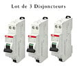 ABB - ABB Lot de 3 disjoncteurs automatiques Ph+N raccordement Rapide 16A-4,5Ka - vignette