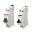 ABB - ABB Lot de 2 disjoncteurs Ph+N raccordement Vis 20A-4,5Ka - Courbe C - vignette