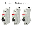 ABB - ABB Lot de 3 disjoncteurs Ph+N raccordement Vis 20A-4,5Ka - Courbe C - vignette