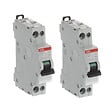 ABB - ABB Lot de 2 disjoncteurs Ph+N raccordement Vis 10A-4,5Ka - Courbe C - vignette