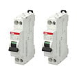 ABB - ABB Lot de 2 disjoncteurs Ph+N raccordement Vis 10A-4,5Ka - Courbe C - vignette