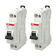 ABB - ABB Lot de 2 disjoncteurs Ph+N raccordement Vis 16A-4,5Ka - Courbe C - vignette