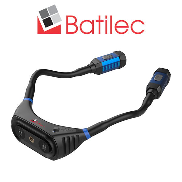 BATILEC - BATILEC Lampe de Cou Aimantée Rechargeable 300LM – Flexible, Puissante et Compacte - large