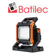 BATILEC - Projecteur de chantier 4000 lm + 5 adaptateurs 18-20V - AC/DC avec câble de 3 mètres - Compatible pour batterie Black & Decker, Bosch, Dewalt, Makita, Metabo, Milwaukee et Stanley - IP65 - vignette
