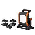 BATILEC - Projecteur de chantier 4000 lm + 5 adaptateurs 18-20V Compatible pour batterie Black & Decker, Bosch, Dewalt, Makita, Metabo, Milwaukee et Stanley - IP65 - vignette