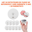 EVACUATE - EVACUATE LOT 10 DAAF NF AUTONOMIE 5 ANS-GARANTIE 3ANS + 10 MAGNETIK'S (KNX) - vignette