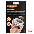 EVACUATE - Lot de 10 fixations aimantées pour détecteur de fumée-EVACUATE - vignette