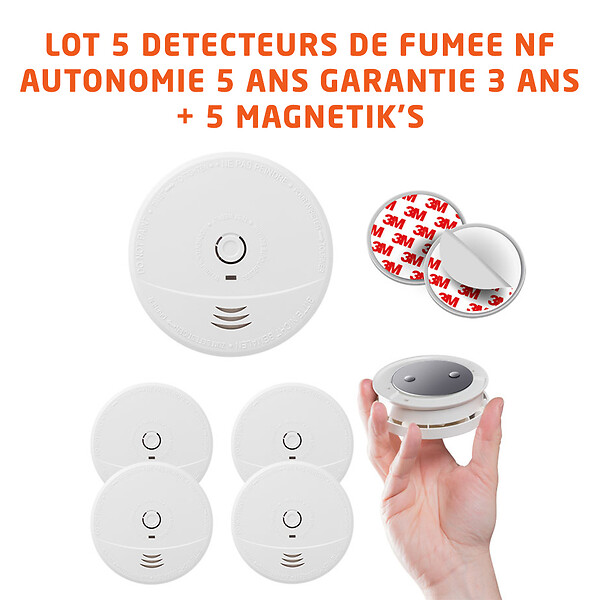 EVACUATE - EVACUATE LOT 5 DAAF NF AUTONOMIE 5 ANS-GARANTIE 3ANS+ 5 MAGNETIK'S (KNX) - large