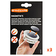 EVACUATE - EVACUATE Lot de 3 fixations aimantées pour détecteur de fumée - vignette