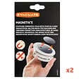 EVACUATE - Lot de 2 fixations aimantées pour détecteur de fumée-EVACUATE - vignette