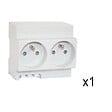 DIGITAL ELECTRIC - Digital Electric Double Prise Modulaire 16A - vignette