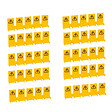 EATON CAPRI - Lot de 10 jeux de 5 embouts isolant pour peigne horizontal-EATON - vignette