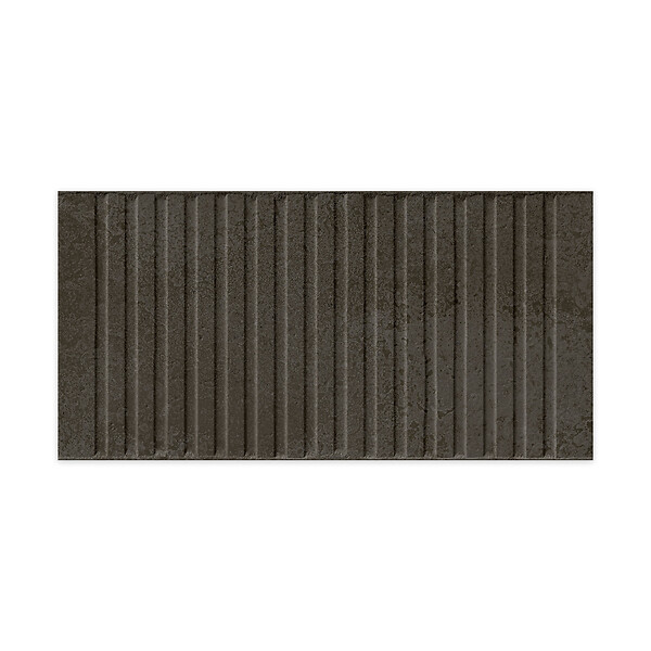 RO'MA NATURE - Carrelage Vintage Noir Linea 40x20x1,03 cm Tavira - Mur intérieur (vendu par carton de 0,96 m²) - large