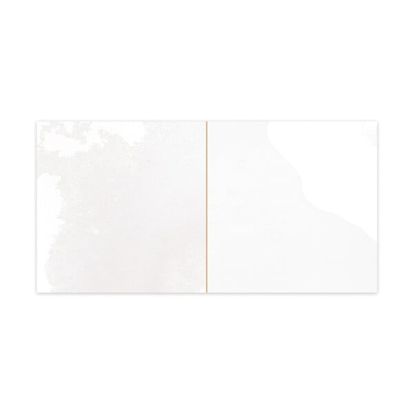RO'MA NATURE - Carrelage Vintage effet Zellige Blanc 40x20x1,03 cm Atelora - Mur intérieur (vendu par carton de 0,96 m²) - large