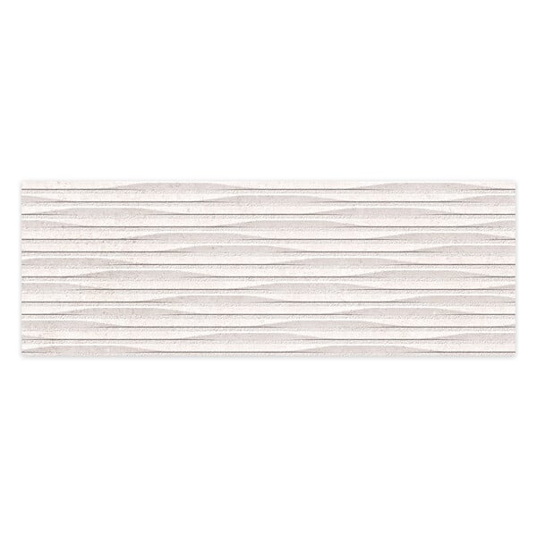 RO'MA NATURE - Carrelage effet Pierre 3D Beige Lin Linea 100x33,3x0,98 cm Orvigny - Mur intérieur (vendu par carton de 1,67 m²) - large