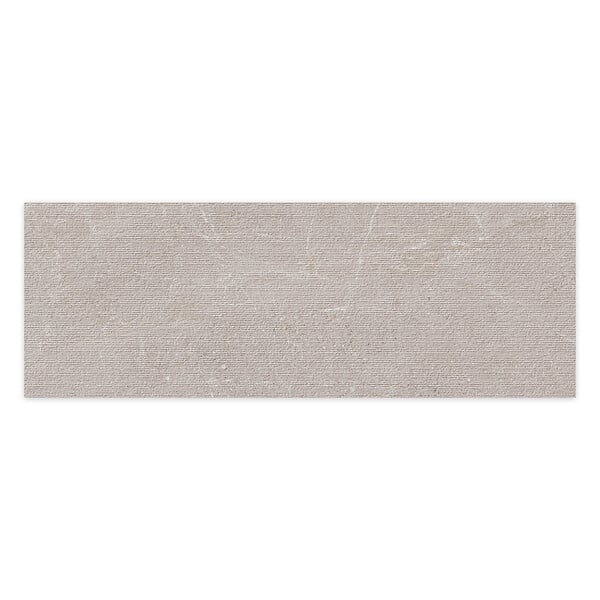 RO'MA NATURE - Carrelage effet Pierre 3D Gris Silver Granula 100x33,3x0,86 cm Torvane - Mur intérieur (vendu par carton de 2 m²) - large