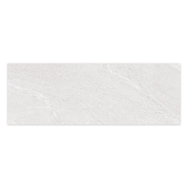 RO'MA NATURE - Carrelage effet Pierre 3D Gris Perle Granula 100x33,3x0,86 cm Torvane - Mur intérieur (vendu par carton de 2 m²) - large
