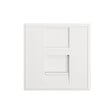 BATILEC - BATILEC Pack 4 prises terminales RJ45 Cat 6A 45x45 - 2 modules, haute performance et fiabilité garantie - vignette