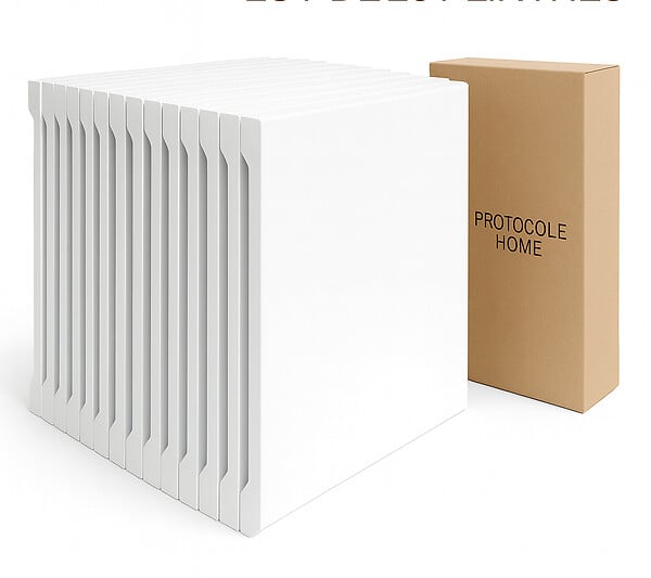 PROTOCOLE HOME - Plinthe polymère peignable 70 mm x 2400 mm, épaisseur 14 mm - large