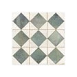 RO'MA NATURE - Carrelage Vintage Vert Damier 33x33x0,95 cm Solmira - Sol et mur intérieur (vendu par carton de 1,09 m²) - vignette