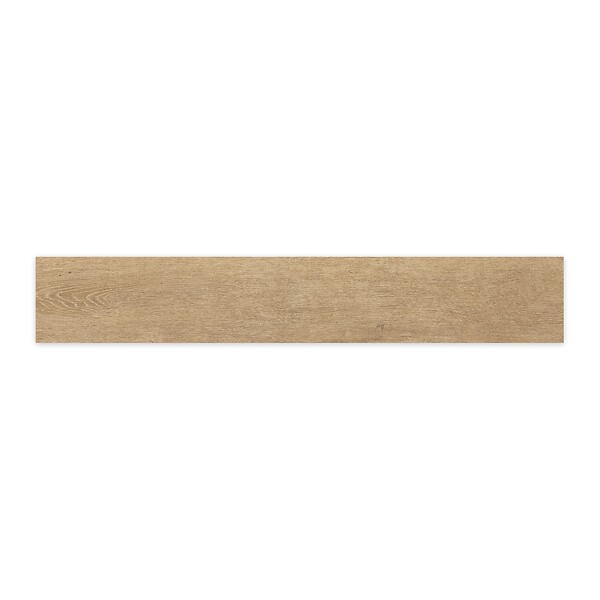 RO'MA NATURE - Carrelage effet Parquet Bois Miel 151x24x0,9 cm In&Out Lunerol - Sol et mur intérieur et Sol extérieur (vendu par carton de 1,09 m²) - large