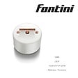 FONTINI - FONTINI Va-et-vient métal cuivre brillant porcelaine blanche DO - vignette