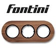 FONTINI - FONTINI Plaque 3 postes noyer DO - vignette