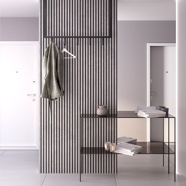 PROTOCOLE HOME - BELLA PRO - Panneau acoustique et décoratif 278x60 cm - large