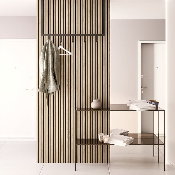 PROTOCOLE HOME - BELLA PRO - Panneau acoustique et décoratif 278x60 cm - large