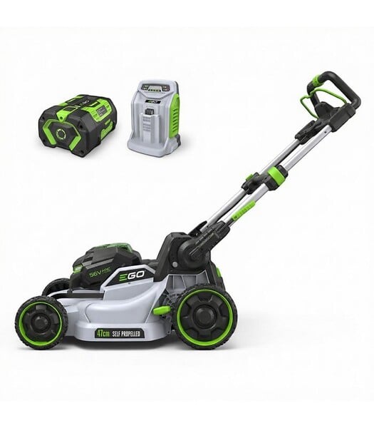 EGO POWER+ - Pack tondeuse à gazon 47cm sur batterie sans fil avec une batterie 6Ah et un chargeur rapide - Ego Power+ LM1914E-SP - large