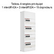 ABB - ABB Tableau 4 rangées pré-équipé 1 ID 40A + 3 ID 63A + 19 disjoncteurs - vignette