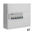 SIEMENS - Tableau électrique pré-équipé 1 rangée 13 modules 6 disjoncteurs 1 interrupteur différentiel-SIEMENS - vignette