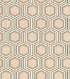 RASCH - Papier peint intissé hexagone - Beige et noir - 10mx53cm - vignette