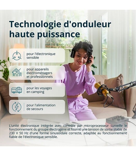 KONNER SOHNEN - Groupe électrogène inverter Könner & Söhnen KS 6500iE - large