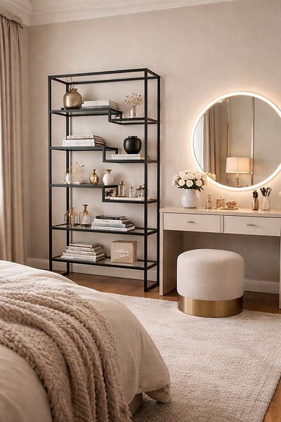 PROTOCOLE HOME - Bibliothèque étagère Noir Mat 100x30x180 cm - large