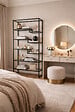 PROTOCOLE HOME - Bibliothèque étagère Noir Mat 100x30x180 cm - vignette