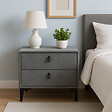 PROTOCOLE HOME - Chevet en velours 2 tiroirs - Protocole Home - vignette