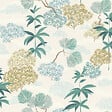 RASCH - Papier peint Jardin Japonais - Turquoise - 10.05x0.53m - vignette