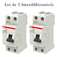 ABB - Lot de 2 Interrupteurs différentiels  à vis raccordement 40A 30mA Type AC-ABB - vignette