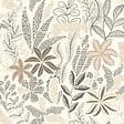 RASCH - Papier peint intissé motif jungle - Beige, marron, noir - vignette