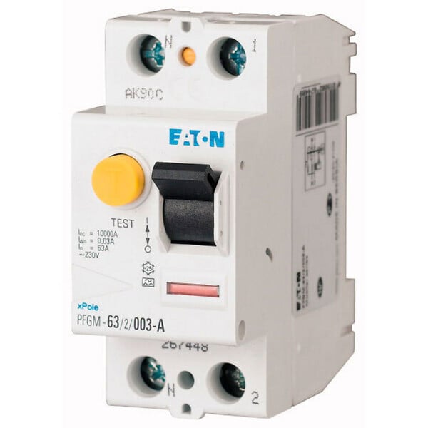 EATON CAPRI - EATON INTERRUPTEUR DIFFÉRENTIEL 40A TYPE AC, PFGM, 30mA 2X40A 30MA A VIS - large