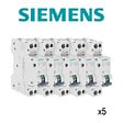 SIEMENS - SIEMENS Lot de 5 disjoncteurs phase + neutre 32A KNX - vignette