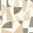 RASCH - Papier peint Geometric line - Beige noir - L.1005x53cm - vignette