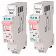 EATON CAPRI - Lot de 2 disjoncteurs auto 2A PLG, Ph+N (EN 60898) courbe C-EATON - vignette
