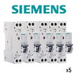 SIEMENS - SIEMENS Lot de 5 Disjoncteurs PH 16A SIEMENS (976) - vignette