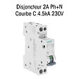 SIEMENS - SIEMENS Disjoncteur 2A Ph+N courbe C 4.5kA 230V - vignette