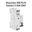 SIEMENS - SIEMENS Disjoncteur 20A Ph+N courbe C 4.5kA 230V - vignette
