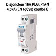 EATON CAPRI - Disjoncteur 16A PLG, Ph+N 4,5kA (EN 60898) courbe C-EATON - vignette