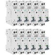 SIEMENS - SIEMENS Lot de 10 Disjoncteurs PH 10A SIEMENS NEW (952) - vignette